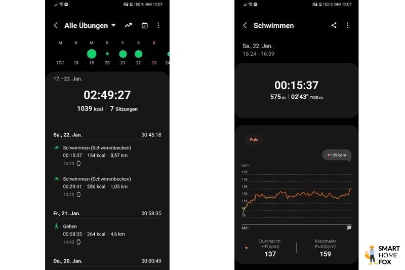 Вы можете видеть функцию навигации на Samsung Galaxy Watch 4.